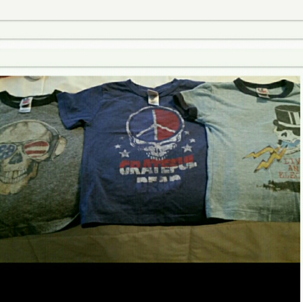 Kids JunkFood Lot Grateful Dead 2T Shirts✌